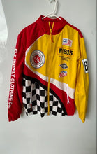 Load image into Gallery viewer, Fly Supply Mens Multicolor Racing Print Jacket And Pants Set Of 2 Pieces Size M