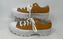 Load image into Gallery viewer, Converse Womens Chuck Taylor All Star Low 568621C White Yellow Sneaker Shoes 7.5