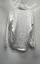 Load image into Gallery viewer, Zara Womens White Long Sleeve Collared Button-Up Shirt Size Small
