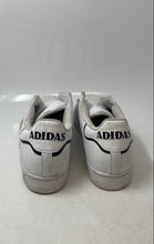Load image into Gallery viewer, Adidas Mens Superstar White Black Leather Low Top Sneaker Shoes Size 12