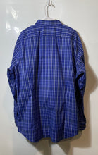 Load image into Gallery viewer, Banana Republic Mens Blue Plaid Slim Fit Long Sleeve Button-Up Shirt Size XL