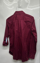 Load image into Gallery viewer, Tommy Hilfiger Womens Dark Red Classic Fit Long Sleeve Blouse Top Size XS w/ Tag