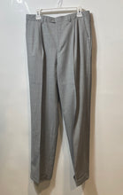 Load image into Gallery viewer, Antonio Baldan Mens Gray Blazer And Pants Two-Piece Suit Set Size 42