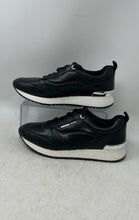 Load image into Gallery viewer, Michael Kors Womens Allie Stride Black White Lace-Up Sneaker Shoes Size 8M