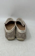 Load image into Gallery viewer, Coach Womens Marley G4836 Beige Signature Slip-On Driver Loafer Flats Size 7B
