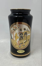 Load image into Gallery viewer, Chokin Japanese Gold Edged 24KT Geisha Scene Collectible Vase In Open Box