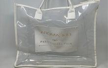 Load image into Gallery viewer, Aroma360 Paris Collection Womens Clear White Trim Double Handle Tote Bag