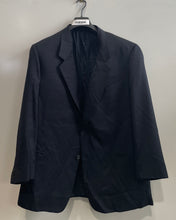 Load image into Gallery viewer, Mani Mens Navy Blue Long Sleeve Pockets Single-Breasted Two-Button Blazer Sz 48