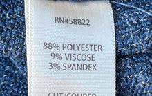Load image into Gallery viewer, Max Studio London Womens Blue Long Sleeve Pullover Sweater Size XL With Tag