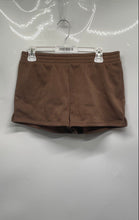 Load image into Gallery viewer, Fashion Nova Womens Brown Elastic Waist Sweat Short Size Medium
