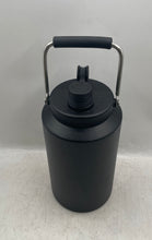 Load image into Gallery viewer, Metallic Black Stainless Steel Double-Wall Vacuum-Insulated Water Bottle Jug