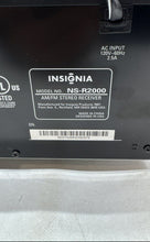 Load image into Gallery viewer, Insignia NS-R20000 Black 2-Channel AM/FM Stereo Receiver Not Tested With Box