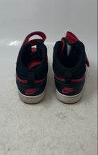 Load image into Gallery viewer, Nike Boys Court Borough Mid 2 CD7782-602 Black And Red Sneakers Shoes Size 5Y