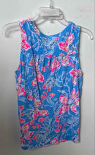 Load image into Gallery viewer, Lilly Pulitzer Womens Multicolor Floral Sleeveless Pullover Blouse Top Size M
