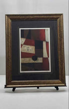 Load image into Gallery viewer, Red & Black Abstract Design Reclamation Framed Wall Decor Art Print By S. Luca