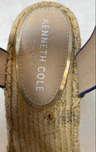 Load image into Gallery viewer, Kenneth Cole Womens Olivia Cross Beige Purple Open Toe Espadrille Sandals Size 7