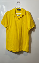 Load image into Gallery viewer, Polo Ralph Lauren Mens Yellow Short Sleeve Custom Slim Fit Polo Shirt Size L/G