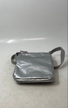 Load image into Gallery viewer, Kipling Womens Eldorado Silver Leather Adjustable Strap Crossbody Handbag