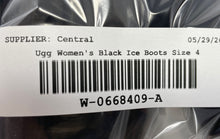 Load image into Gallery viewer, Ugg Womens Bailey Bow II Black Round Toe Snow Boot Size 4