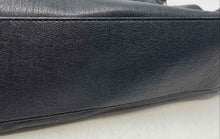 Load image into Gallery viewer, Michael Kors Womens Hamilton Black Leather Top Handle Satchel Handbag