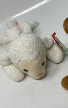 Load image into Gallery viewer, Lot Of 5 Pieces Ty Beanie Baby Mixed Variety Stuffed Animals Plush Toys w/ Tags