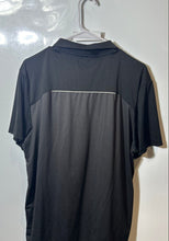 Load image into Gallery viewer, Calvin Klein Performance Mens Black Micro Print Short Sleeve Polo Shirt Size L