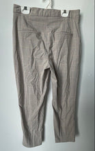 Load image into Gallery viewer, Zara Womens Gray Glen Plaid Flat Front Pockets Straight Leg Dress Pants Size 4