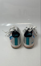 Load image into Gallery viewer, Foco Womens Multicolor Miami Dolphins Lace-Up Glitter Sneakers Shoes Size 6