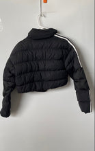Load image into Gallery viewer, Adidas Girls Black 3-Striped Long Sleeve Full-Zip Puffer Jacket Size XS With Tag