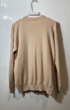Load image into Gallery viewer, Calvin Klein Womens Tan Cotton Long Sleeve Crew Neck Pullover Sweatshirt Size XS