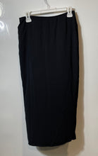 Load image into Gallery viewer, Open Edit Nordstrom Womens Black Side Zipper Slit Straight & Pencil Skirt Sz M