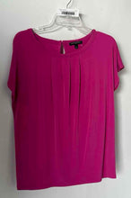 Load image into Gallery viewer, Banana Republic Womens Pink Short Sleeve Keyhole Back Blouse Top Size M