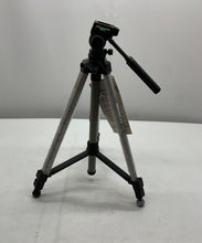 Load image into Gallery viewer, Ambico V-0552 Black Gray Adjustable Height Quick Release Video Tripod With Tag