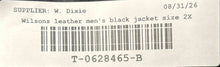 Load image into Gallery viewer, Wilsons Leather Mens Black Long Sleeve Regular Fit Lined Full-Zip Jacket Size 2X