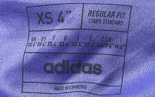 Load image into Gallery viewer, Adidas Womens Purple Regular Fit Elastic Waist Pull-On Athletic Shorts Size XS