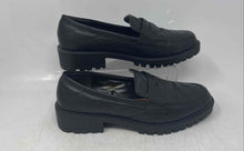 Load image into Gallery viewer, Primark Womens Black Leather Round Toe Slip-On Penny Loafers Shoes Size 8