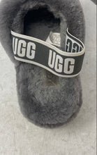 Load image into Gallery viewer, UGG Womens Fluff Yeah Gray Open Toe Slide Slippers Size 8