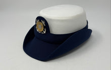 Load image into Gallery viewer, Kingform Cap Company White Blue United States Coast Guard Hat Size 22.5