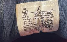 Load image into Gallery viewer, Nike Kids Air Jordan 1 Low FQ7380-400 Red Navy Lace-Up Sneaker Shoes Size 6.5Y