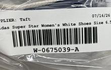 Load image into Gallery viewer, Adidas Womens Superstan FX4727 White Leather Lace-Up Sneaker Shoes Size 6.5