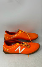 Load image into Gallery viewer, New Balance Mens Visaro Control Indoor Orange Lace-Up Soccer Shoes Size 8.5D