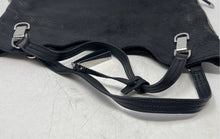 Load image into Gallery viewer, Vince Camuto Womens Black Leather Snakeskin Inner Pocket Shoulder Handbag