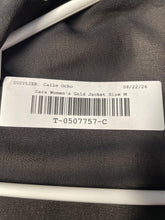 Load image into Gallery viewer, Zara Womens Gold Long Sleeve Full-Zip Cropped Jacket Size Medium