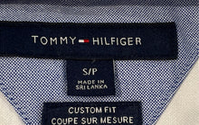 Load image into Gallery viewer, Tommy Hilfiger Mens White Long Sleeve Custom Fit Button-Up Shirt Size S/P