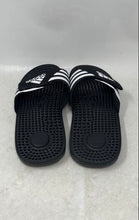 Load image into Gallery viewer, Adidas Mens Adissage F35580 Black Slip-On Open Toe Flip Flop Sandals Size 10