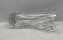 Load image into Gallery viewer, Mikasa Clear Cut Crystal Swirl Home Decorative Collectible Flower Vase