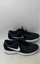 Load image into Gallery viewer, Nike Womens Revolution 4 AH8799-001 Black Low Top Lace-Up Running Shoes Size 10W