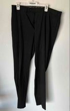 Load image into Gallery viewer, Lauren Ralph Lauren Mens Black Flat Front Button Dress Pants Size 36W X 32L