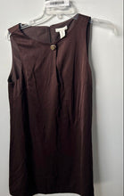Load image into Gallery viewer, H&M Womens Brown Sleeveless Boat Neck Short Length A-Line Dress Size Small
