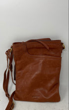Load image into Gallery viewer, Margot Womens Brown Leather Inner Pockets Adjustable Strap Crossbody Bag